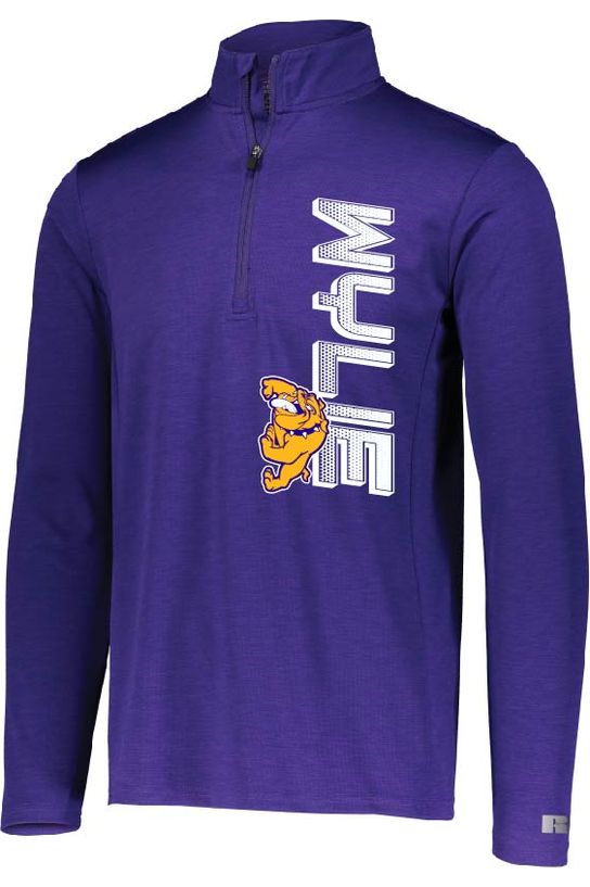 Purple 1/4 Zip Wylie Pullover